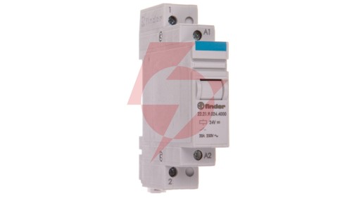 Przekaźnik modułowy mocy 1Z 20A 24V DC, styk AgSnO2 22.21.9.024.4000