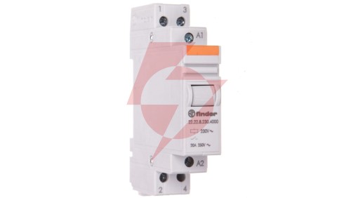 Przekaźnik modułowy mocy 2Z 20A 230V AC, styk AgSnO2 22.22.8.230.4000
