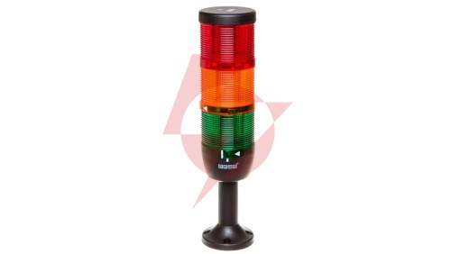 Kolumna sygnalizacyjna kompletna 70mm, 3 człony 230V AC czerwony-żółty-zielony TK-IK73L220XM01