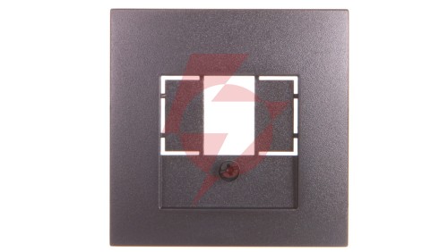 B.1/B.3/B.7 Element centralny do gniazda TAE i głośnikowego antracyt mat 10331606
