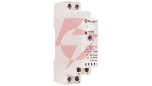 Elektroniczny przekaźnik impulsowy ze ściemniaczem 400W 45-65Hz funkcja SLAVE, sterowanie 0-10V 15.11.8.230.0400