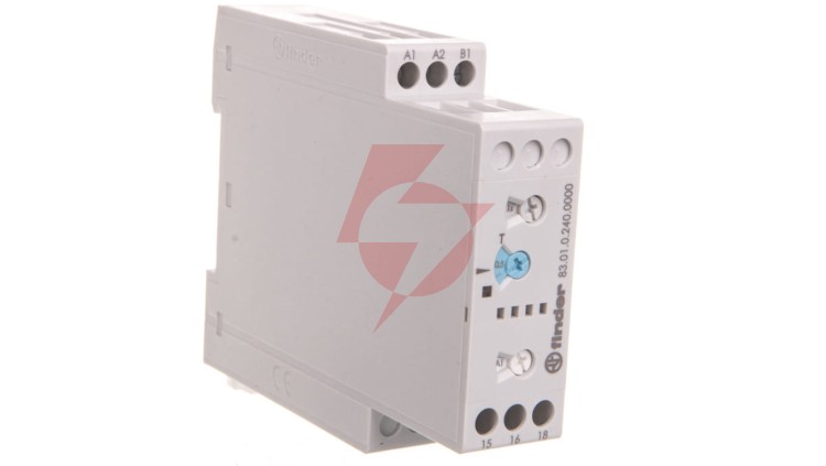 Przekaźnik czasowy 1P 16A 24-240V AC/DC 0,05s-10dni wielofunkcyjny AI, DI, GI, SW,BE, CE, DE, WD 83.01.0.240.0000