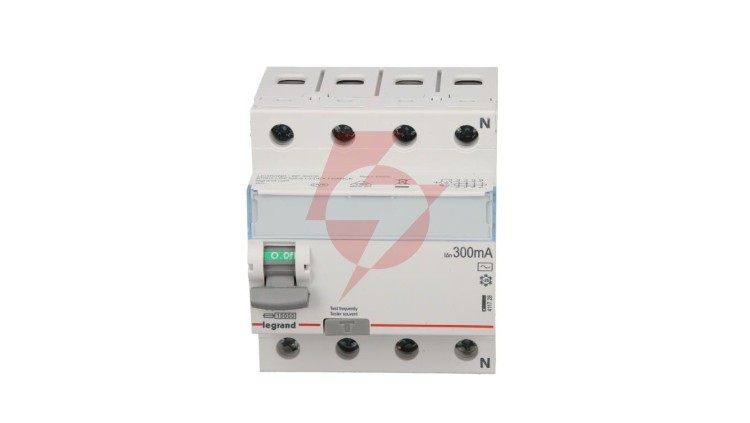 Wyłącznik różnicowoprądowy 4P 40A 0,3A typ AC P304 TX3 411728
