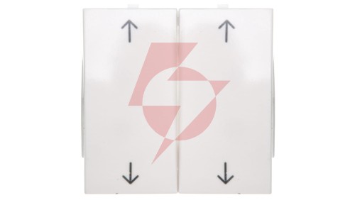 B.Kwadrat Klawisz podwójny symbol /strzałka/ biały połysk 5316448999