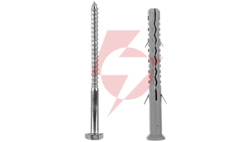 Kołek fi 10x100mm z długą płaszczyzną podziału z wkrętem sześciokątnym KD-10100 /25szt./