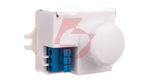 Czujnik ruchu ROLF MINI JQ-L mikrofalowy 1200 VA nadbudowywany zasięg do 10m 360st. 140st. 2–2000 lx IP20 biały 08822