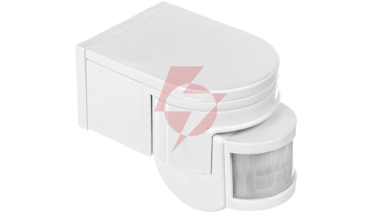Czujnik ruchu Kanlux SLICK JQ-L-W PIR 1200W IP44 nadbudowywany zasięg do 12m 160st., 20st. 3–2000 lx biały 08390