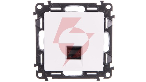VALENA LIFE Gniazdo komputerowe RJ45 kat.6A STP białe 753148