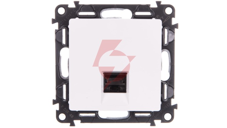 VALENA LIFE Gniazdo komputerowe RJ45 kat.6A STP białe 753148