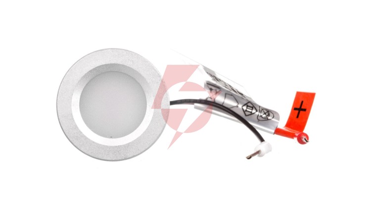 Oprawa punktowa LED 1W IMBER LED CW 12DC 40lm 6500K barwa zimna okrągła Ø3 IP65 biały 23521