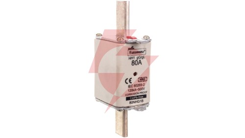 Wkładka NH1 80A 500V gL/gG podwójny wskaźnik 80NHG1B