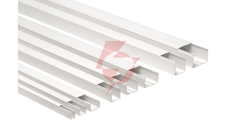 Kanał kablowy z pokrywą CP 50x50biały /2m/ ECCP5050B
