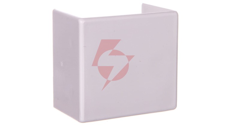 Łącznik prosty do kanałów kablowych GU 40x25 biały /2szt/ ECGU4025B
