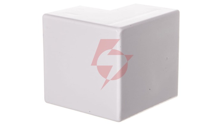 Narożnik do kanałów kablowych zewnętrzny AE 40x25 biały /2szt/ ECAE4025B