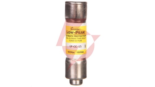 Wkładka bezpiecznikowa cylindryczna 10x38mm 15A 600V AC/150V DC, zwłoczna, klasa CC LP-CC-15