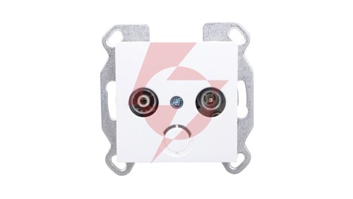 Lumina Gniazdo antenowe RTV standard białe WL3010