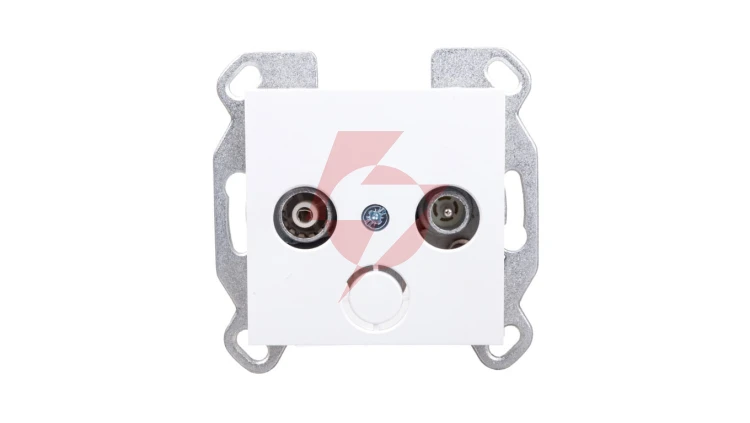 Lumina Gniazdo antenowe RTV standard białe WL3010