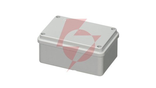 Puszka natynkowa samogasnąca gładka z pokrywą 960 stopni C seria 410A IP56 120x80x50 szara EC410C4RA