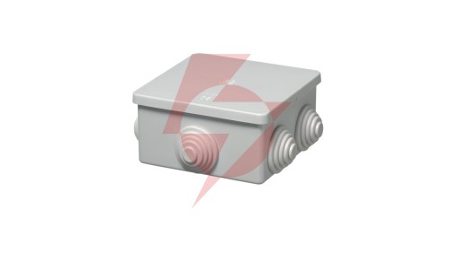 Puszka natynkowa kwadratowa samogasnąca 960 stopni C seria 400A IP4480x80x40 EC400C3A