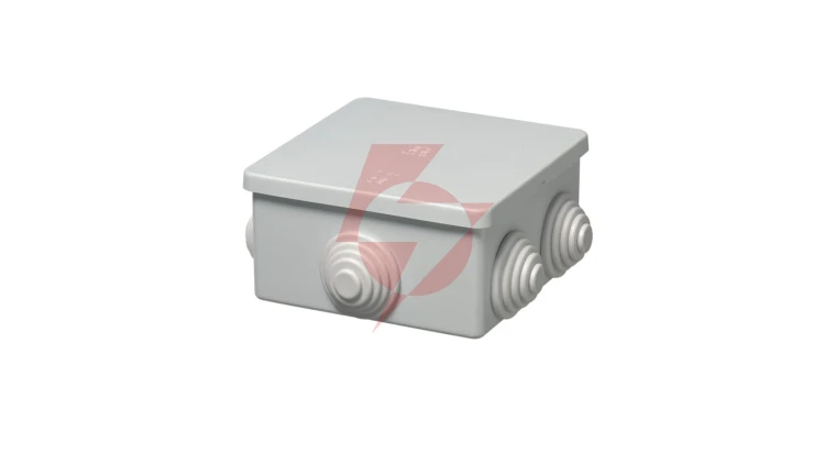Puszka natynkowa kwadratowa samogasnąca 960 stopni C seria 400A IP4480x80x40 EC400C3A