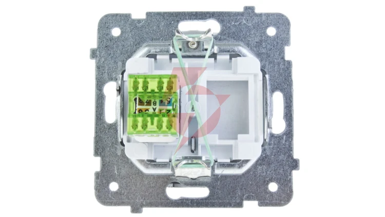 KARO Gniazdo komputerowe pojedyncze RJ45 kat.5e MMC czekoladowy metalik GPK-1S/K/m/40