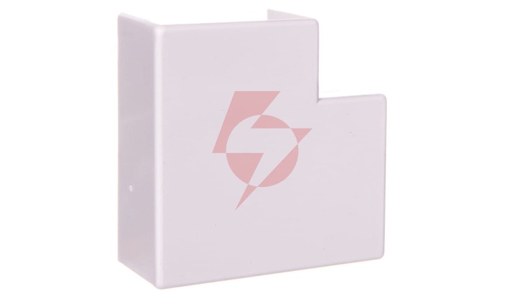Narożnik do kanałów kablowych płaskiAP 40x25 biały /2szt/ ECAP4025B