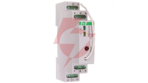 Radiowy dwukanałowy sterownik LED 12V - montaż DIN 10-16V DC FiWave FW-LED2D
