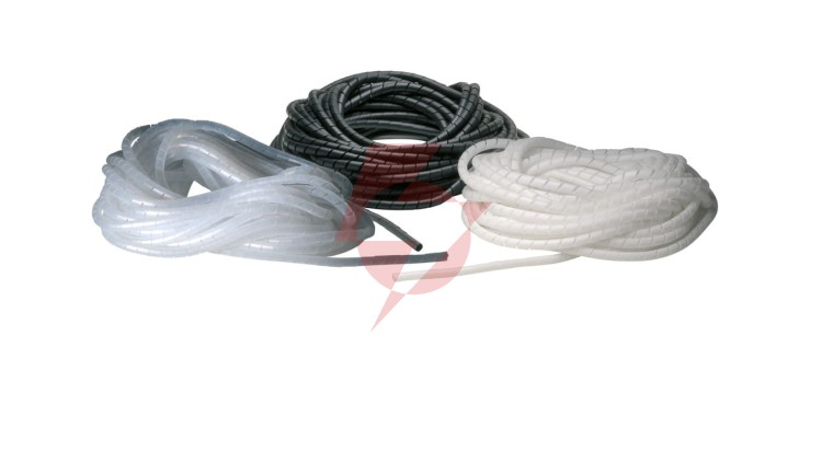 Wężyk ochronny spiralny P 3 mm 5 mm transparentny /25m/ ECP03