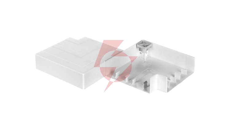 Naroże płaskie nakładane RAPID 45-2 207x207x56 GK-FH53165RW białe 6113460 /2szt./