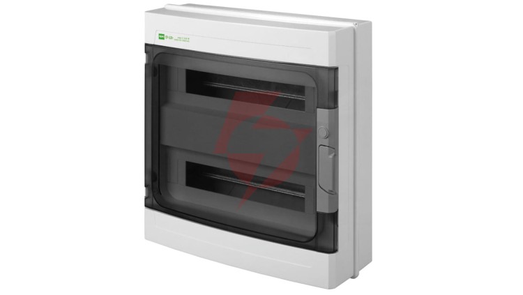 Rozdzielnica hermetyczna EP-LUX RN 2x18 1000V AC 1500V DC PE+N dymny IP65 1962-01