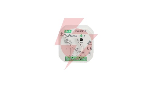 Radiowy sterownik rolet 230V- montaż p/t 85-265V AC/DC FiWave FW-STR1P
