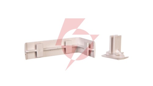 Pokrywa styku kanału do RAPID 45-2 100/165mm 168x55x15 GK-KS45-1RW biała 6113020 /6szt./