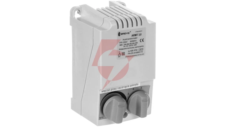 Regulator prędkości obrotowej 1-fazowy ARWT 3.0/1 230V 3A /z termostatem/ 17886-9919