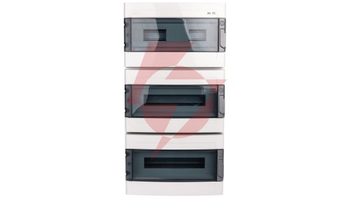 Rozdzielnica hermetyczna EP-LUX RN 3x18 1000V AC 1500V DC PE+N dymny IP65 1959-01