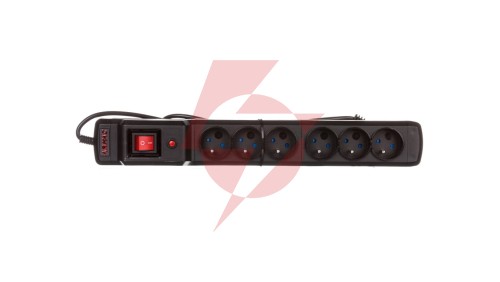 LISTWA ZASILAJĄCA ARMAC MULTI M6 1.5M 6X 230V PL CZARNA M6/15/CZ