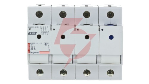 Rozłącznik bezpiecznikowy 3P+N 25A D02 R323 606756