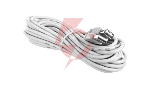 Przedłużacz USB 2.0 High Speed 5m szary 68717