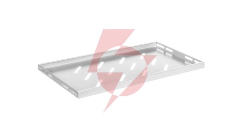 Półka do szaf 19 450/600mm szara LANBERG (1U/500x280mm udźwig do 20kg, montaż 4 punktowy) AK-1001-S