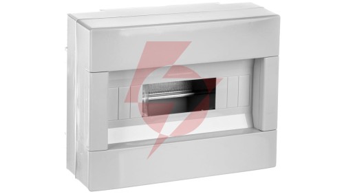 Rozdzielnica modułowa 1x12 natynkowa bez drzwi seria 610 IP40 280x220x100 szara EC61012