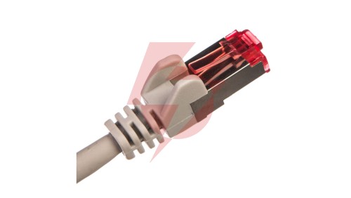 Kabel krosowy patchcord S/FTP (PiMF) kat.6 LSZH szary 5m 50889