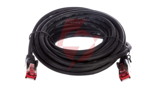 Kabel krosowy patchcord S/FTP (PiMF) kat.6 LSZH czarny 5m 68700