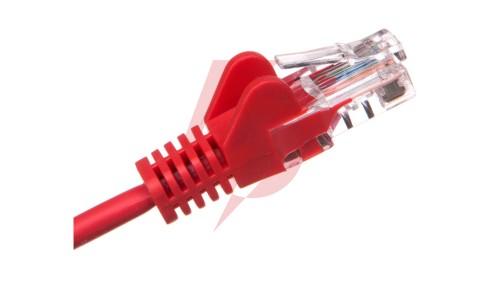 Kabel krosowy patchcord U/UTP kat.5e CCA czerwony 2m 68359