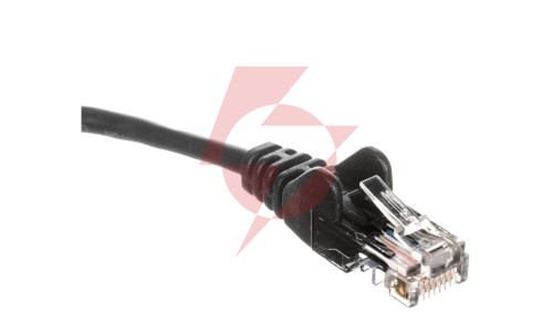 Kabel krosowy patchcord U/UTP kat.5e CCA czarny 3m 68649