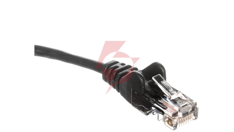 Kabel krosowy patchcord U/UTP kat.5e CCA czarny 3m 68649