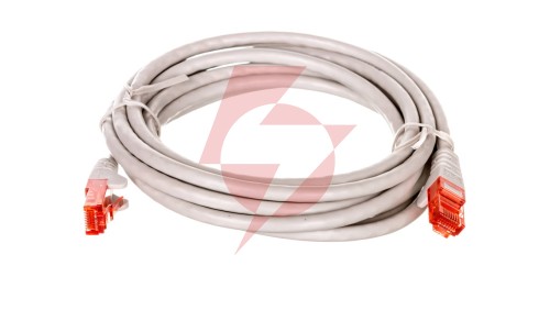 Kabel krosowy patchcord U/UTP kat.6 CCA szary 2m 68454