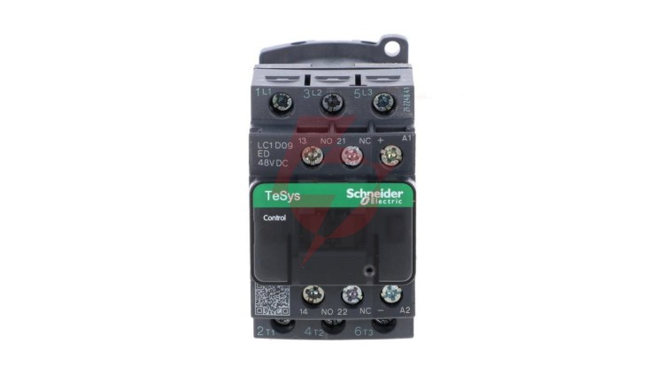TeSys Deca Stycznik mocy 9A 3P 48V DC 1Z 1R LC1D09ED