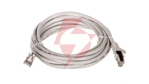 Kabel krosowy patchcord SF/UTP kat.5e CCA szary 3m 50146