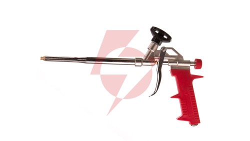 Pistolet do pianki montażowej adapter pokryty teflonem korpus aluminiowy uchwyt z plastiku 21B509