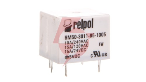 Przekaźniki miniaturowy 1P 12A 5V DC PCB RM50-3011-85-1005 2611652