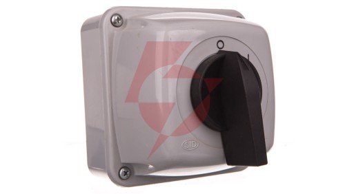 Łącznik krzywkowy 0-I 1P 25A w obudowie IP65 Łuk 25-53 922504